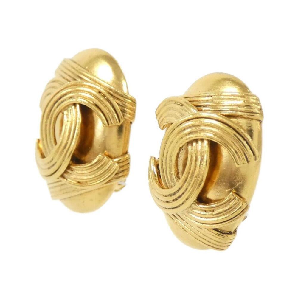CHANEL Authentic Gold Earrings - Picture 2 of 3